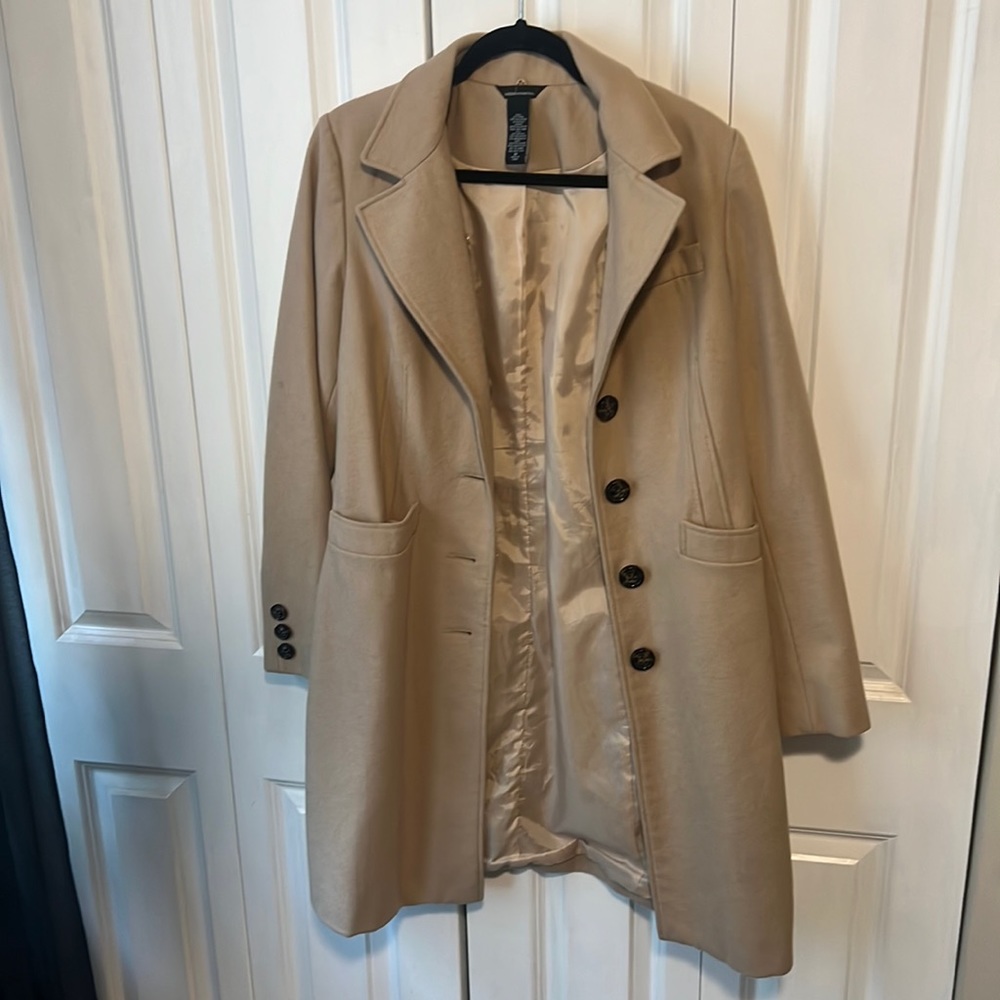 Pea coat size M dress length